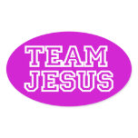 Team Jesus stickers