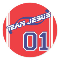 Team Jesus Sticker by pandapad Team Jesus Sticker