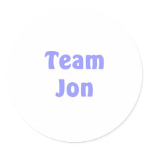 Team Jon stickers