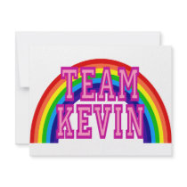 Team Kevin invitations