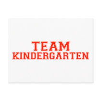 Team Kindergarten Post Card