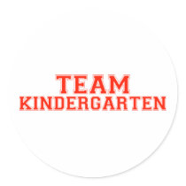 Team Kindergarten Stickers