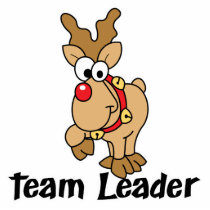 Team Leader Rudolph photo sculptures