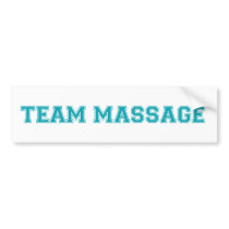 TEAM MASSAGE BUMPER STICKERS