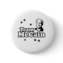 TEAM MCCAIN T-SHIRT buttons by Politicaltshirts TEAM MCCAIN T-SHIRT buttons