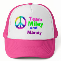 Team Miley and Mandy hats by BBSTAR Team Miley and Mandy hats