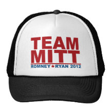 Team Mitt Romney Ryan 2012 Hats