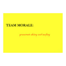Team Morale posters