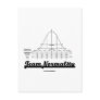 Team Normality (Bell Curve Statistics Humor) Postcard