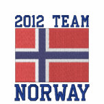 TEAM Norway 2012 Dated Customizable Embroidered Hooded Sweatshirt