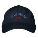 Team Obama 2009 embroidered hats