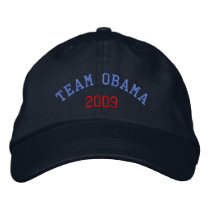 Team Obama 2009 embroidered hats