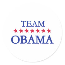 Team Obama 2012 stickers