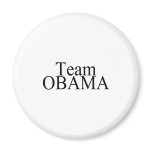 Team Obama (Blk) Magnets