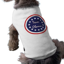 Team Obama Blue pet clothing