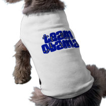 Team Obama Blue Gold Stars pet clothing