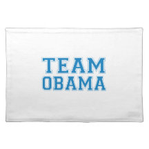 TEAM OBAMA BLUE -.png Place Mats