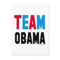 Team Obama Merch postcards
