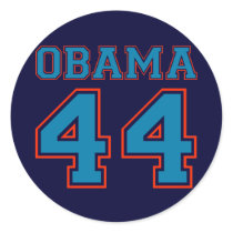 team obama round stickers