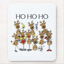 Team of Reindeer mousepads by stick_figures Team of Reindeer mousepads