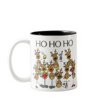 Team of Reindeer mugs