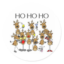 Team of Reindeer stickers