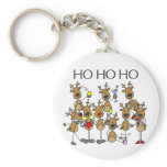 Team of Reindeer Tshirts and Gifts Keychains