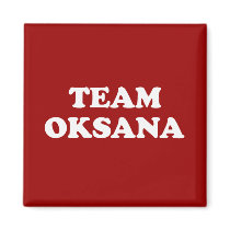 Team Oksana  Fridge Magnet