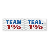 Team One Percent, Anti-Occupy Decal Bumper Sticker