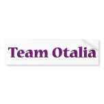 Team Otalia Bumper Sticker