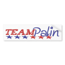 Team Palin bumper stickers