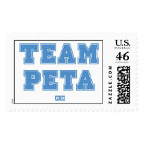 Team PETA postage