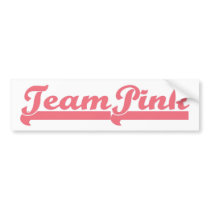 Team Pink bumper stickers