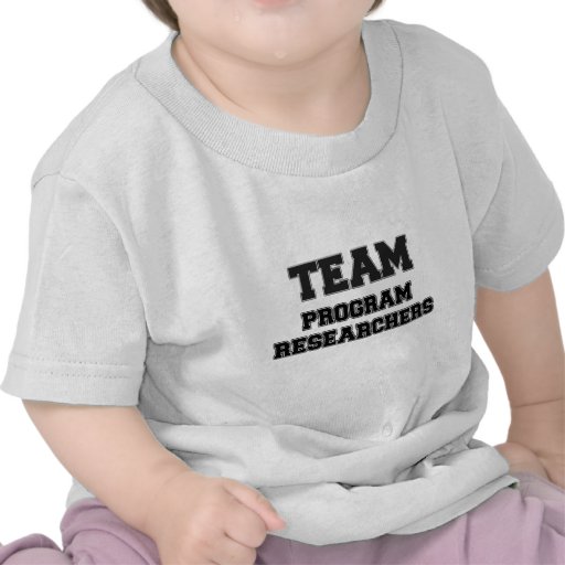 Team Program Researchers Tshirts