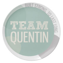 TEAM QUENTIN PARTY PLATES