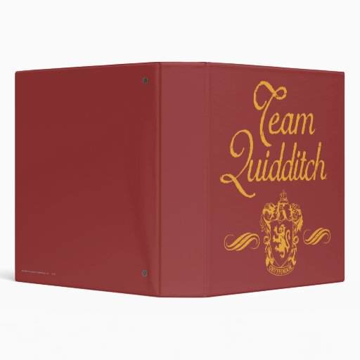 Team Quidditch 3 Ring Binder