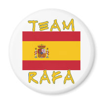 Team Rafa with Spanish Flag magnets