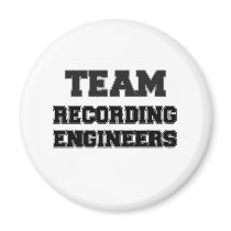 Team Recording Engineers Refrigerator Magnets