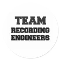 Team Recording Engineers Sticker
