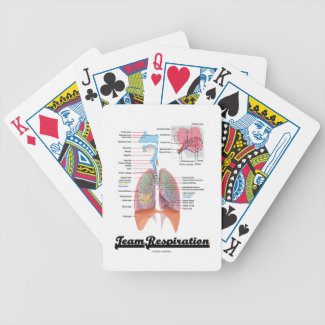 Team Respiration (Respiratory System) Bicycle Poker Deck