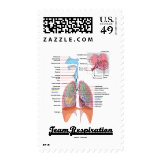 Team Respiration (Respiratory System) Stamps