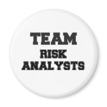 Team Risk Analysts Fridge Magnets