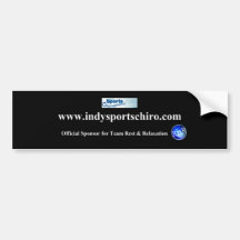 Team RnR - Indy Sports Chiro Sticker Bumper Sticker