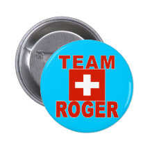 Team Roger with Swiss Flag Buttons