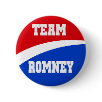 Team Romney Campaign Button