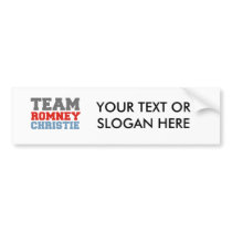 TEAM ROMNEY CHRISTIE VP TEAM.png Bumper Sticker