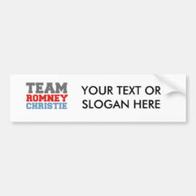 TEAM ROMNEY CHRISTIE VP TEAM.png Bumper Sticker