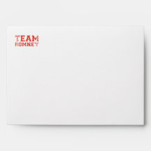 TEAM ROMNEY ENVELOPE