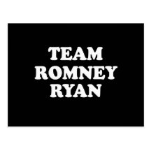 TEAM ROMNEY RYAN WHITE.png Post Card