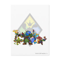 Team Roo Island Group Postcard